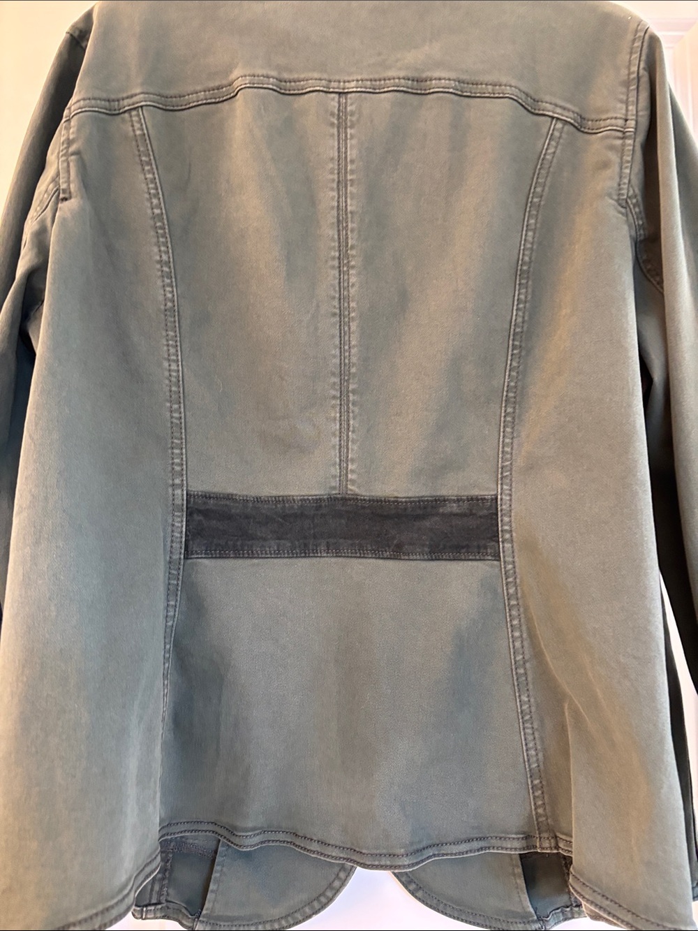 WHBM Military -Inspired Women's Jacket in Sage Green - Picture 4 of 4